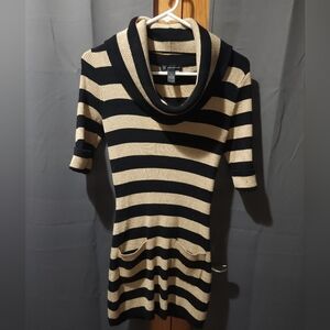 Striped Black and Gold Sweater